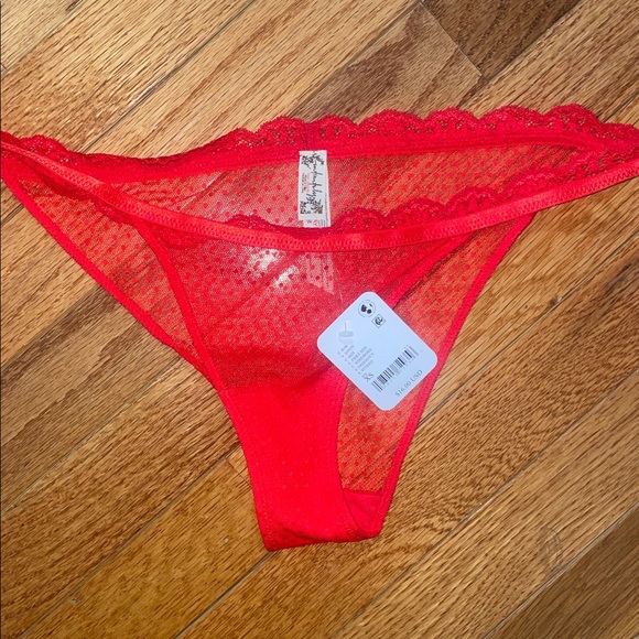Free People intimates Mid Week Bikini (Fire red) - Picture 3 of 3